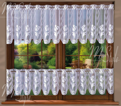 Daisies Kitchen Bathroom curtains Daisy floral decor Many Sizes